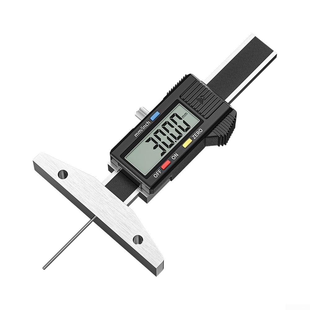 Autoreifen für Profiltiefenmesser, 0-200 mm, digital, LCD-Autoreifen für