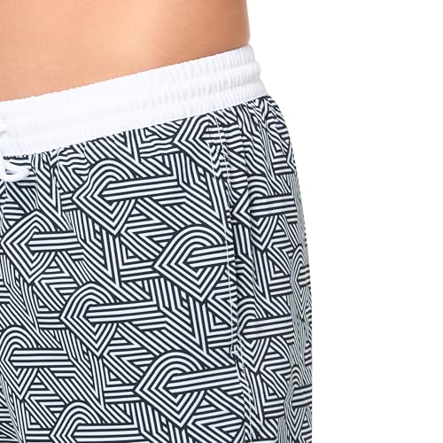 DKNY Men's Stretch Quick Dry Volley UPF 40+ Protection Swim Trunk3
