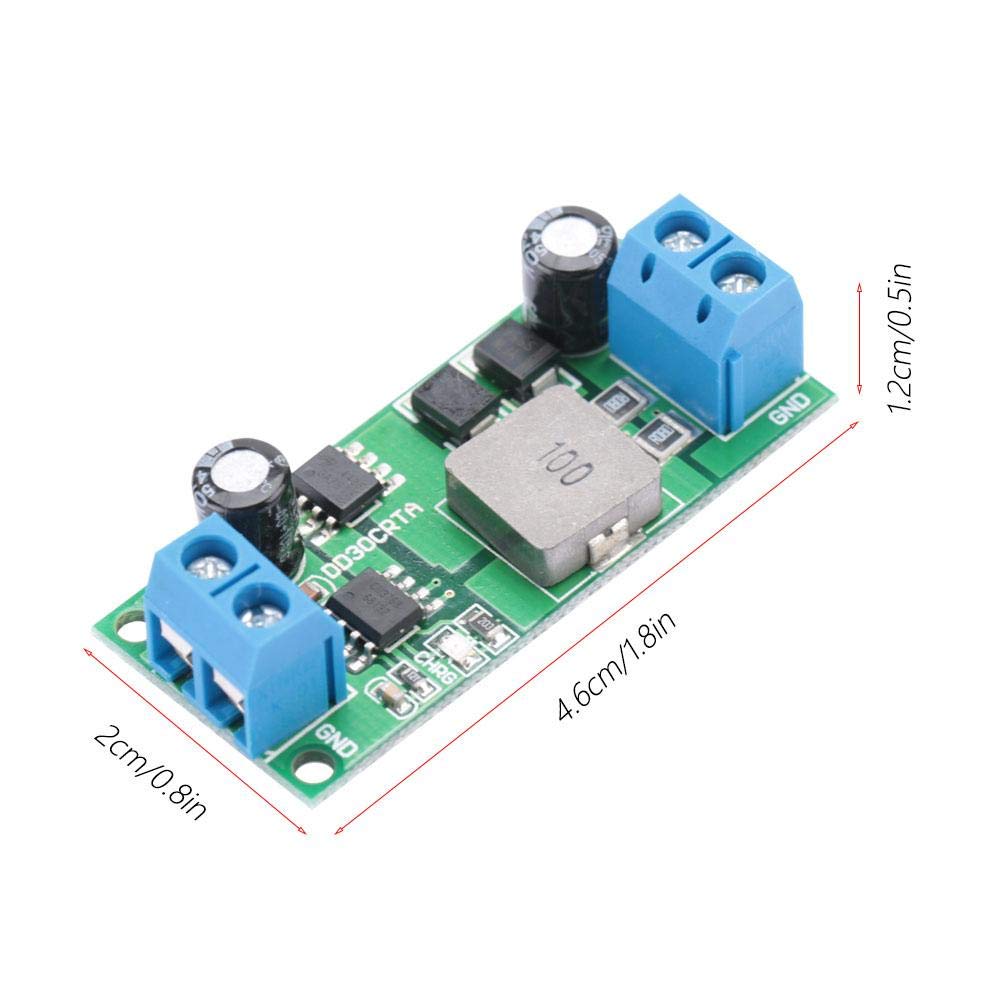 BTIHCEUOT Akku Lademodul mit einstellbarer Spannung für 3A 12V 1-1000AH Blei-Säure-Akkumulator (Terminal enthalten)