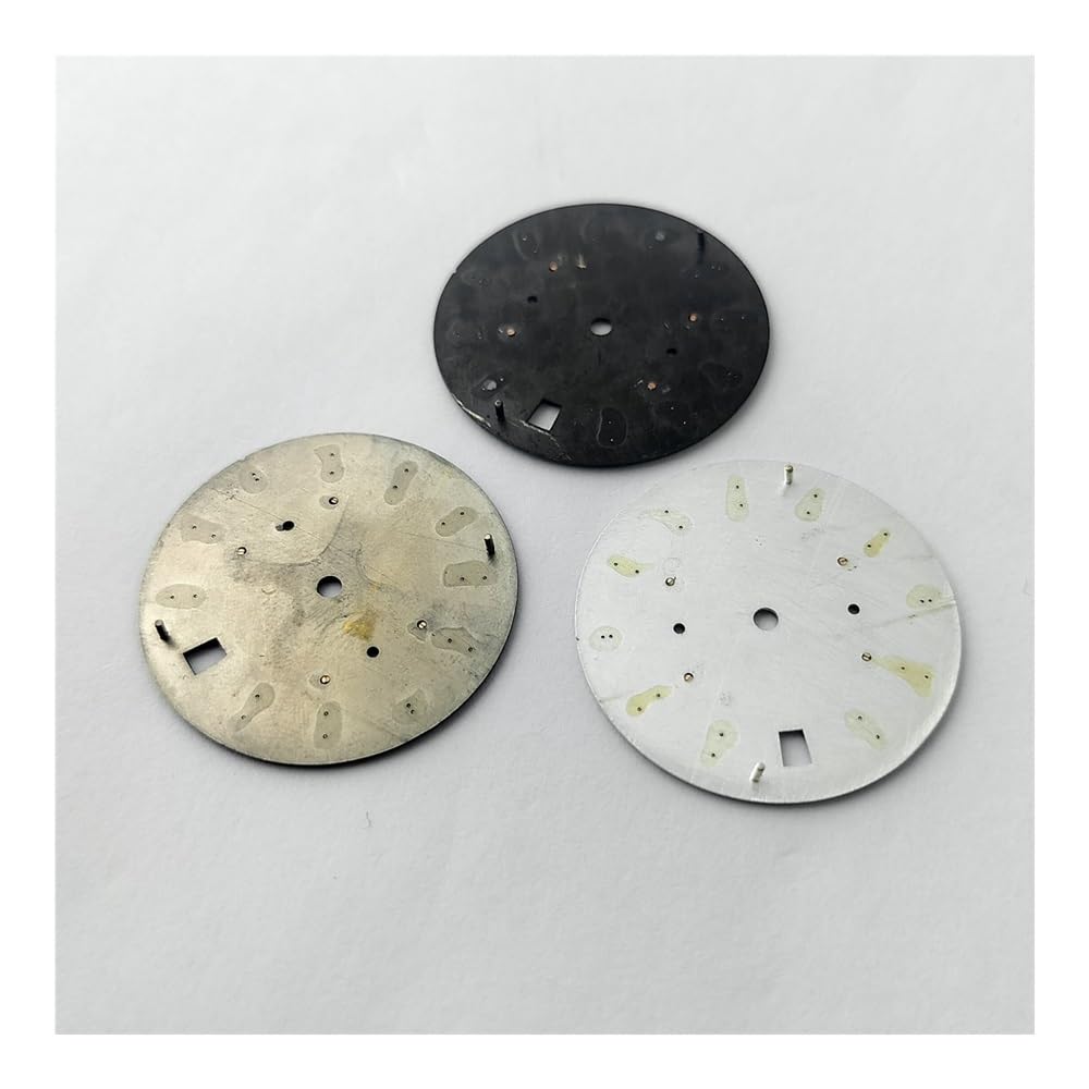 1 zestaw 32,5 mm Tarcza C3 Zielona Luminous Fit VK64 Mechanizm Czarny Biały Akcesoria zamienne do zegarków Części