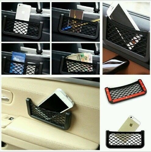 Guance Car Organizer Net Storage Bag Net Pocket phone Holder Universal for TigorEV(1Pcs)