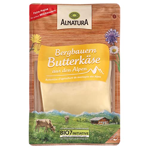Alnatura Bio Butterkäse in Scheiben, 125g