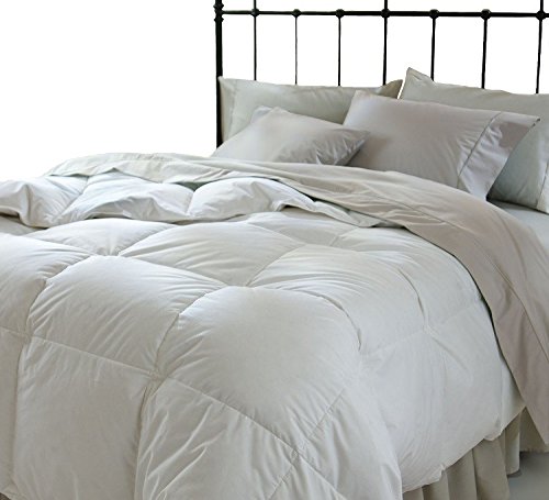 All Seasons Down Alternative Over-Sized & Over-Filled Comforter - Queen - Reversible White on White 95 GSM - Exclusively by Blowout Bedding RN #142035