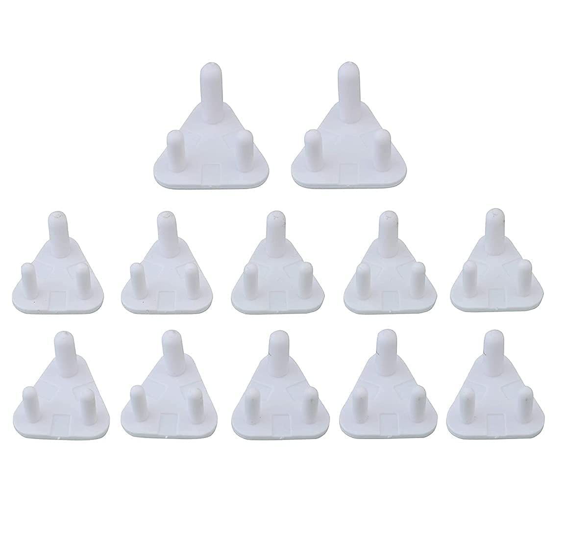 KBS Baby Safety Electric Switch Board Dummy Socket Plug Cover Guards Kids Protection Proofing White Baby Safety Products Bathroom Kitchen Home use(KBS-DUMMY-PLUG-12)