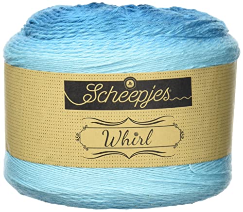 Scheepjes Fil De Laine Tourbillon, Longueur 1000 Mètres, Turquoise Platine