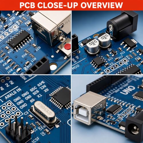 Arduino UNO R3 Board, ATmega328P, 16MHz, USB Cable - Image 5