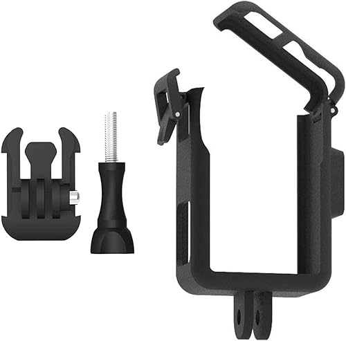 Miniatura 2 de ABS extensión protectora marco caso cubierta con zapata fría reemplazo para DJI Osmo acción 3 accesorios de cámara interfaz universal