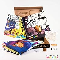 Learn With Mochi : Learn Time with Mochi 1951736095 Book Cover