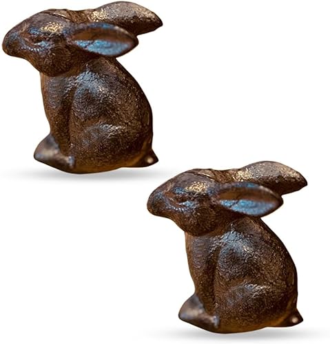 Miniatura 8 de Target Home - Pisapapeles de conejo antiguo hecho a mano, decoración perfecta para decoración de mesa del hogar, oficina, escritorio, figura de