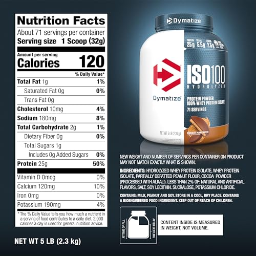 Dymatize ISO100 Whey Isolate Chocolate Peanut Butter