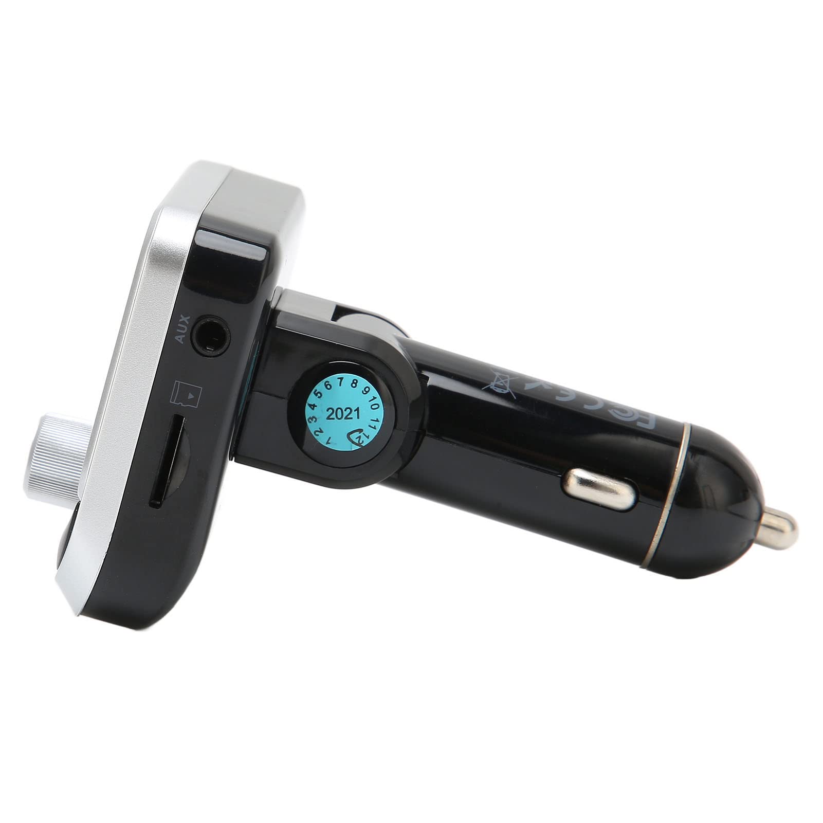 Bewinner Transmetteur FM Bluetooth pour Voiture, Adaptateur Radio FM Bluetooth sans Fil avec écran 1,8 Pouces, Chargeur de Voiture 2 Ports USB, Kit de Lecteur de Musique pour Voiture