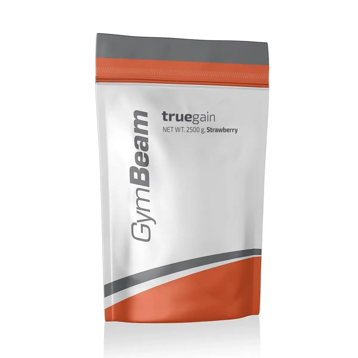 GymBeam True Gain – Mass Gainer Protein, Energie Booster mit 20,8 g Protein, Kohlenhydratenmischung für Muskelwachstum und erhöhte körperliche Leistungsfähigkeit, (2500 g Erdbeere)
