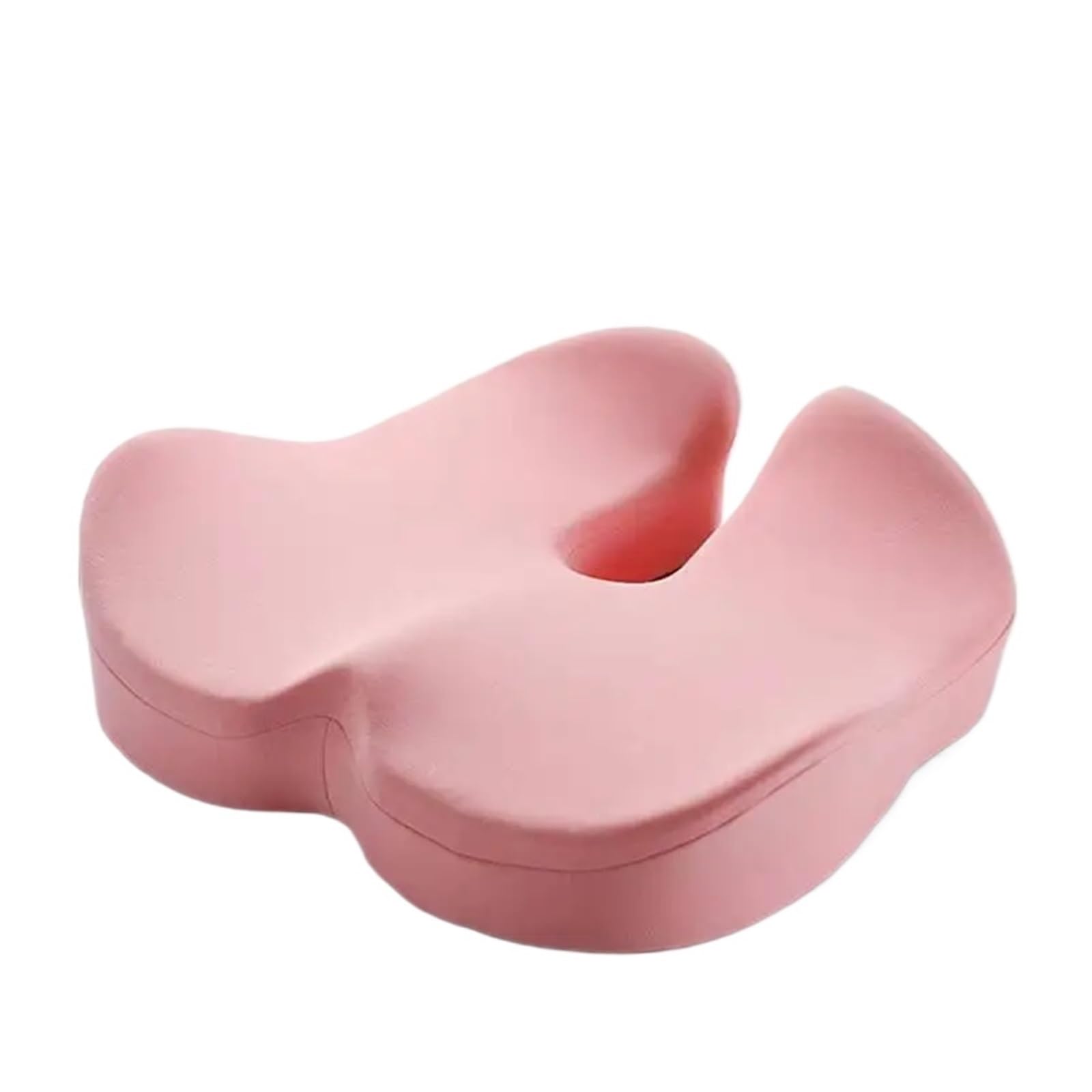 GYTTDERFL Office Chair Cushion Lumbar Back Support Chair Comfortable Massage Pillow Memory Foam Orthopedic Seat Cushion(Pink)