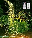 Joysing Lichterschweif 2M 200 LED Lichterschweif mit Batterie und Timer...