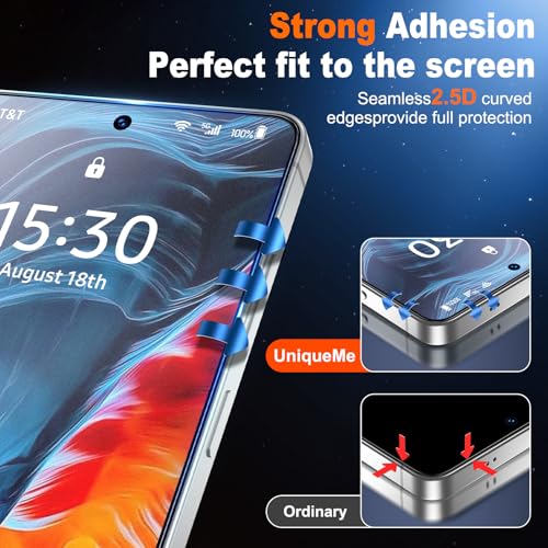 Image of UniqueMe 2 PACK for Samsung Galaxy S25 Ultra Matte Screen Protector | Anti-Glare, Anti-Fingerprint, Fingerprint Unlocking, Easy Installation, Bubble-Free, 9H Hardness, Tempered Glass