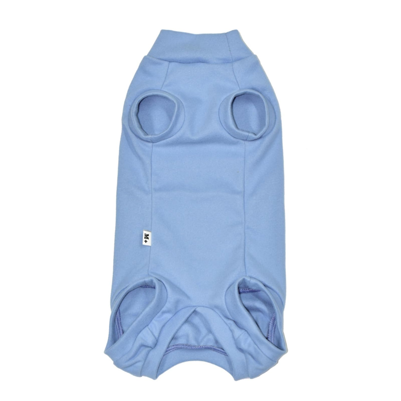 Sphynx Cat Pajamas Four Leg Warm Fleece Sleeveless Bodysuit Elastic Pet Clothes for Hairless Cat Surgery Recovery Suit Cat Hairless Cat Clothes for Devon, Cornish (Blue, M+ (7-8.8 lbs))