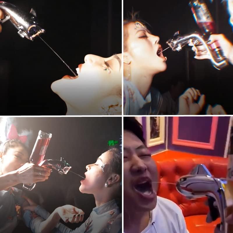 Miniatura 5 de Pistola de champán, pistola de cerveza, botella de chorro de cerveza, pistola de pulverización de champán ajustable para fiestas de cumpleaños,