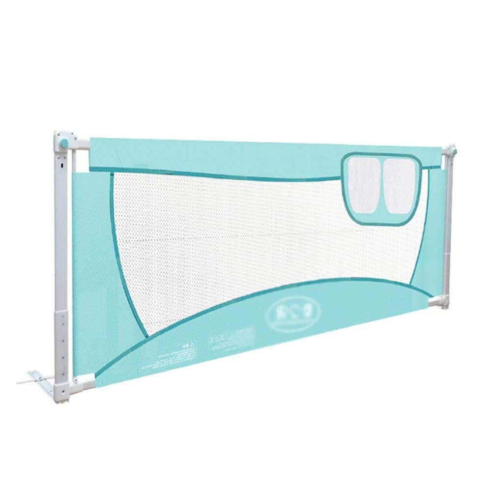 Barandillas de Cama con Soporte, elevación Vertical, Altura Ajustable, para Cama matrimonial/Queen, 2 Colores (Color: Azul, tamaño: 120 cm)