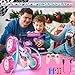 Pink Remote Control Car for Girls - RC Stunt Cars with 4WD Double-Sided Driving 360° Flips Rotating, Off Road Remote Car Outdoor Toys for Kids Age 6 7 8-12, Christmas Birthday Gifts