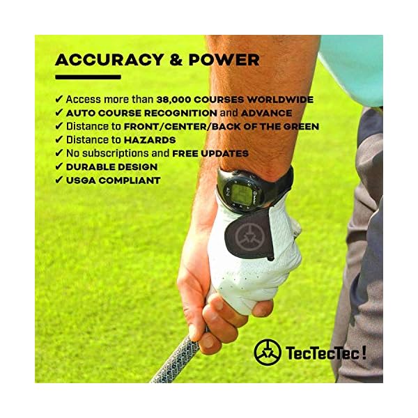 TecTecTec-ULT-G-Stylish-Lightweight-and-Multi-Functional-Golf-GPS-Watch-Durable-Wrist-Band-with-LCD-Display-Worldwide-Preloaded-Courses-Black TecTecTec-ULT-G-Stylish-Lightweight-and-Multi-Functional-Golf-GPS-Watch-Durable-Wrist-Band-with-LCD-Display-Worldwide-Preloaded-Courses-Black