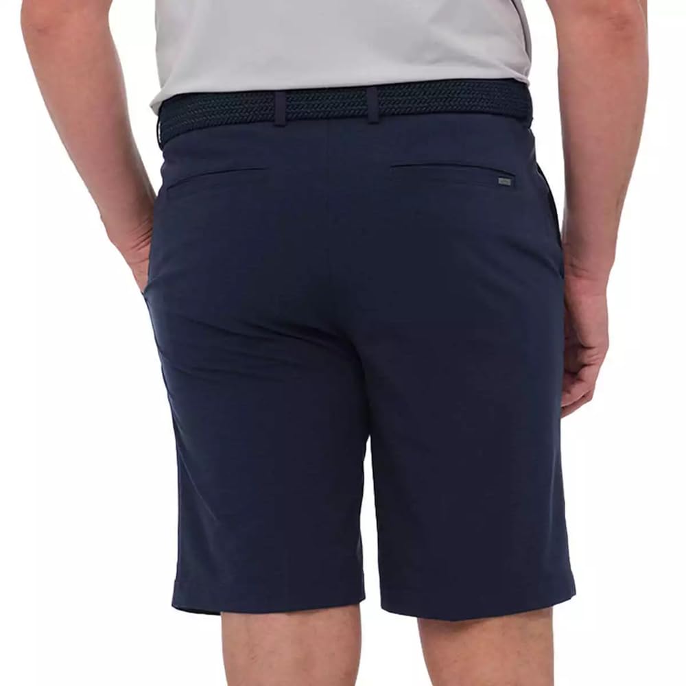 Greg Norman Men's Stretch Short (US, Numeric, 38, Regular, Regular, Blue)