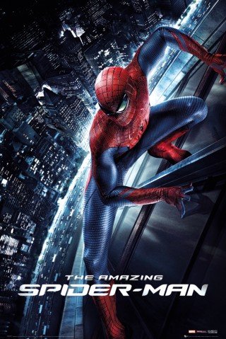 1art1 61791 Spider Man Poster The Amazing au Dessus de la Ville 91 x 61 cm