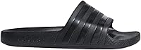 adidas Adilette Aqua Slide Sandals - Unisex Cloudfoam Comfort Shower Slides, Narrow Fit Quick-Dry Synthetic Rubber