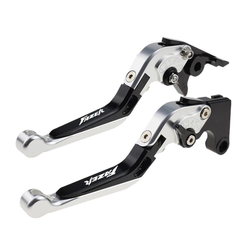 Beqlxta Color C Brake Clutch Adjustable Lever​ For Fzs 600 For Fazer 1998-2003 Brake Levers For Fzs600 Folding Extendable Clutch Lever And Handlebar Handles Grips Ends(Color C)