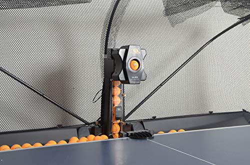 DOMINTY 50W S6-PRO Table Tennis Robot Automatic Ping-Pong Ball Machine Practice Training Recycle Net Updated
