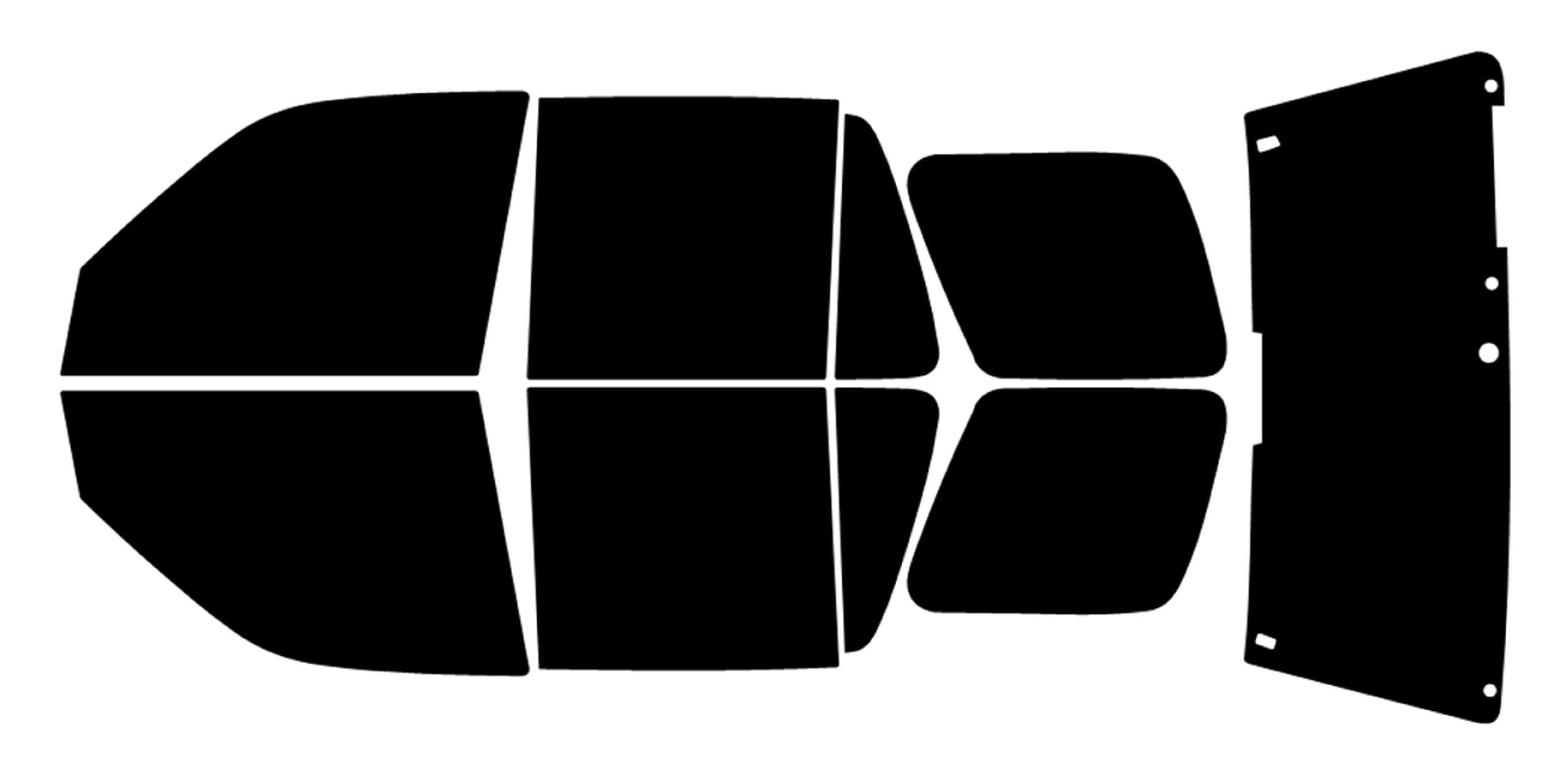 Trueline Automotive Precut Car Window Tint Compatible with Honda CRV 1997-2001 - 20% All Side and Back Windows - Window Tint Film - Pre Cut Window Tint for Car Windows - Tint Kit