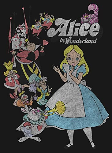 Disney Wonderland Group Surrounds Alice Girls Standard T-Shirt2