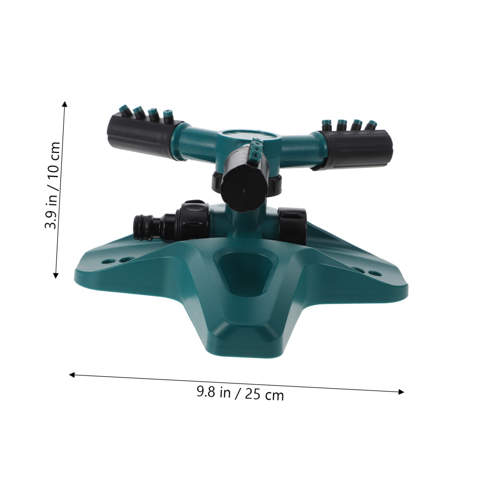 Abaodam 360° Rotating Automatic Sprinkler Water Nozzle for Lawn Garden Yard Hose Sprinkler Head Watering Tool