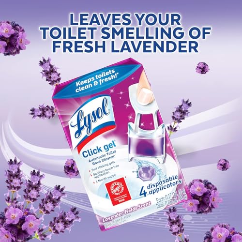 Image of Lysol Automatic Toilet Bowl Cleaner, Lavender, (Pack of 4, 24 Count Total)
