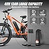 VARUN Electric Bikes for Adults, 26''* 4.0 Fat Tire Electric Mountain Bike with 48V/13Ah Lithium Battery, LCD Display with 5-PAS, E-fatbike with 3 Riding Mode, Mileage 110KM #3