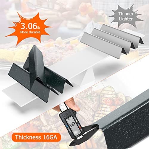 Coisien 7635 Flavorizer Bars Porzellan-emailliert für Weber Gasgrill Spirit 200 Series, 38.9x8.9x6.8CM Brennerabdeckung Porzellan-emailliert Ersatzteile für Spirit E210 S210 E220 S220. (7635) 5