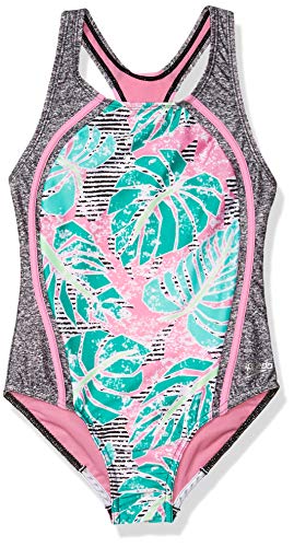 Image of Speedo Girls Printed Sport Splice