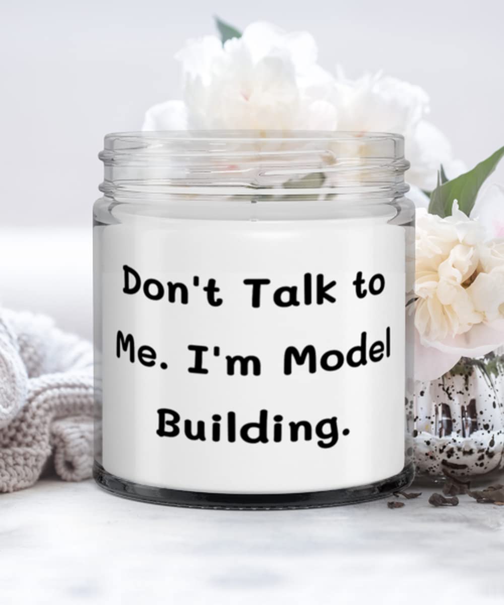 Don't Talk to Me. I'm Model Building. Candle, Model Building Present From, Sarcasm For Friends