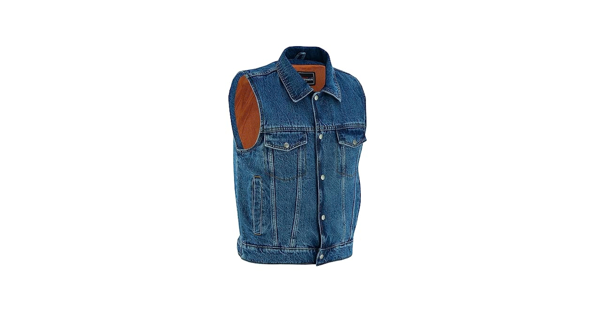トップス RIBBON TWILL VEST (CHARCOAL) Milwaukee Leather MDL4052 Women's 'Skelly' Black Motorcycle