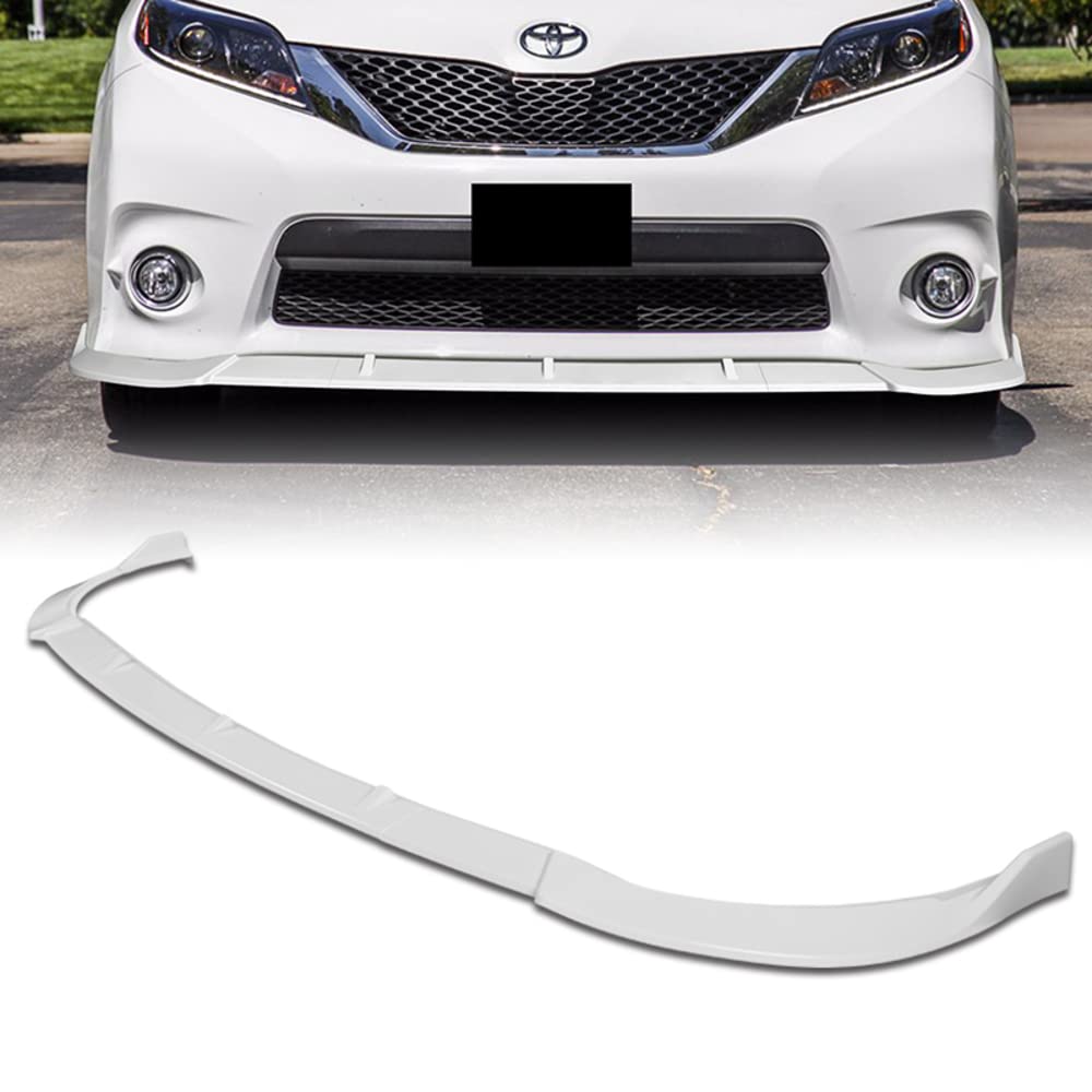 Cuztomtuning Polyurethane Front Bumper Lip Spoiler For 2011-2017 Toyota Sienna XL30 SE – MP Style
