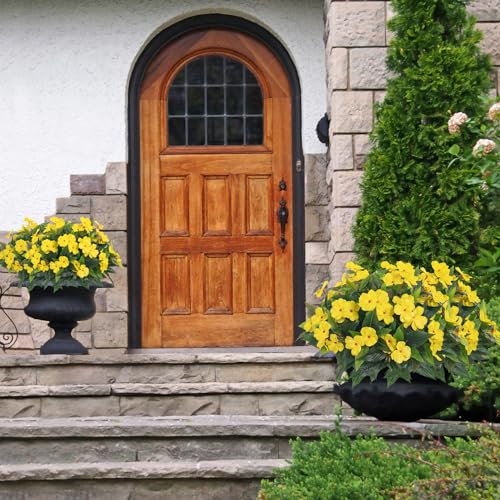 2 Pieces Artificial Flower Impatiens for Balcony Garden Bonsai Decoration image 5