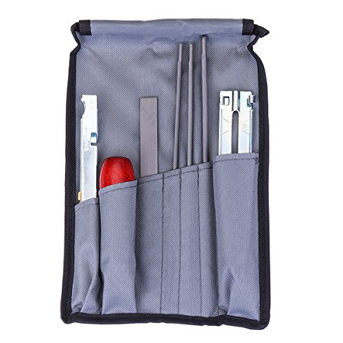 Hitommy 8Pcs Chainsaw Sharpening Chain Saws Basic Kit Files Tool Bag Maintenance Tools