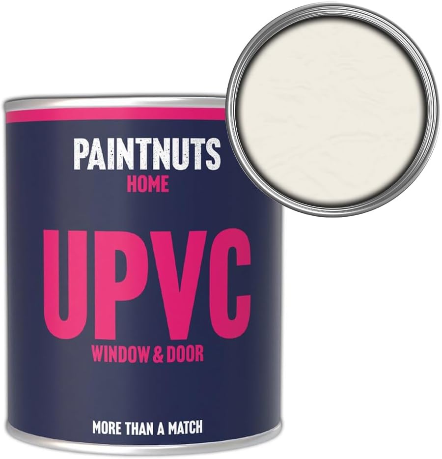 Paintnuts UPVC Window & Door Paint - RAL-9010 - PURE WHITE Satin 500ml Tin