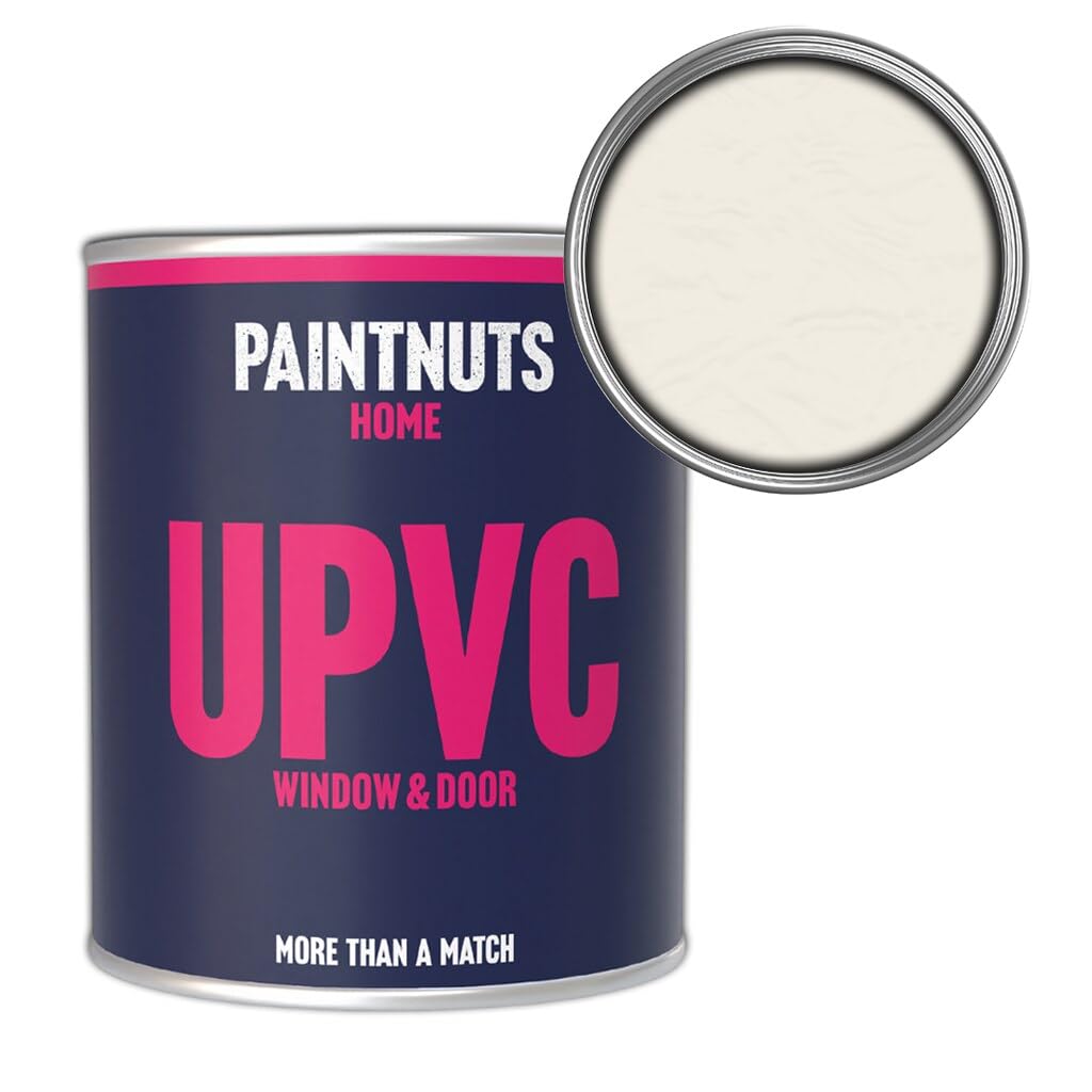PaintNuts UPVC Window & Door Paint - RAL-9010 - PURE WHITE Satin 250ml Tin