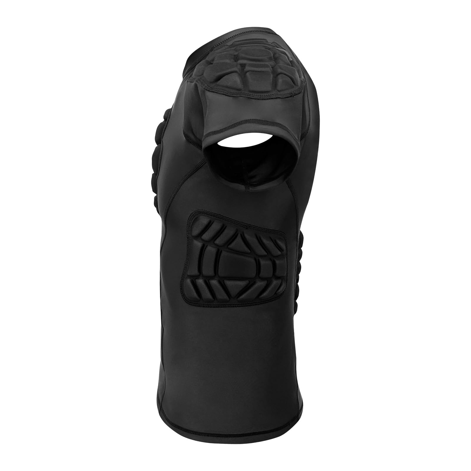 Topeter Youth Football Rib Protector Compression Shirt, Chest, Heart, Shoulder, Sternum Guard Protective Gear