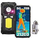 Ulefone Armor 29 Pro 5G Rugged Smartphone 512GB ThermoVue T2 Thermal Imaging, 21200mAh 120W, Dual AMOLED 6.67"+1.04", 64MP Night Vision Android 15 Dimensity 7400 SIM Free Mobile Phones 3-Card Slot NFC