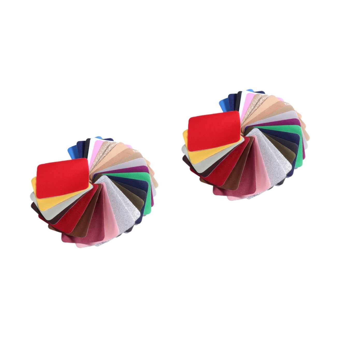 SHINEOFI 52pezzi Patches Per Abbigliamento Adesivi Per Jeans e Accessori Punti Di Ricamo Colorati Casual Colori Misti