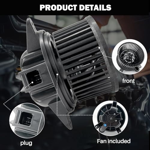 Image of 700095 AC Heater Blower Motor Fan Assembly Fit for Jeep Cherokee 1997-2001, for Jeep Wrangler 1999 2000 2001 4886150AA
