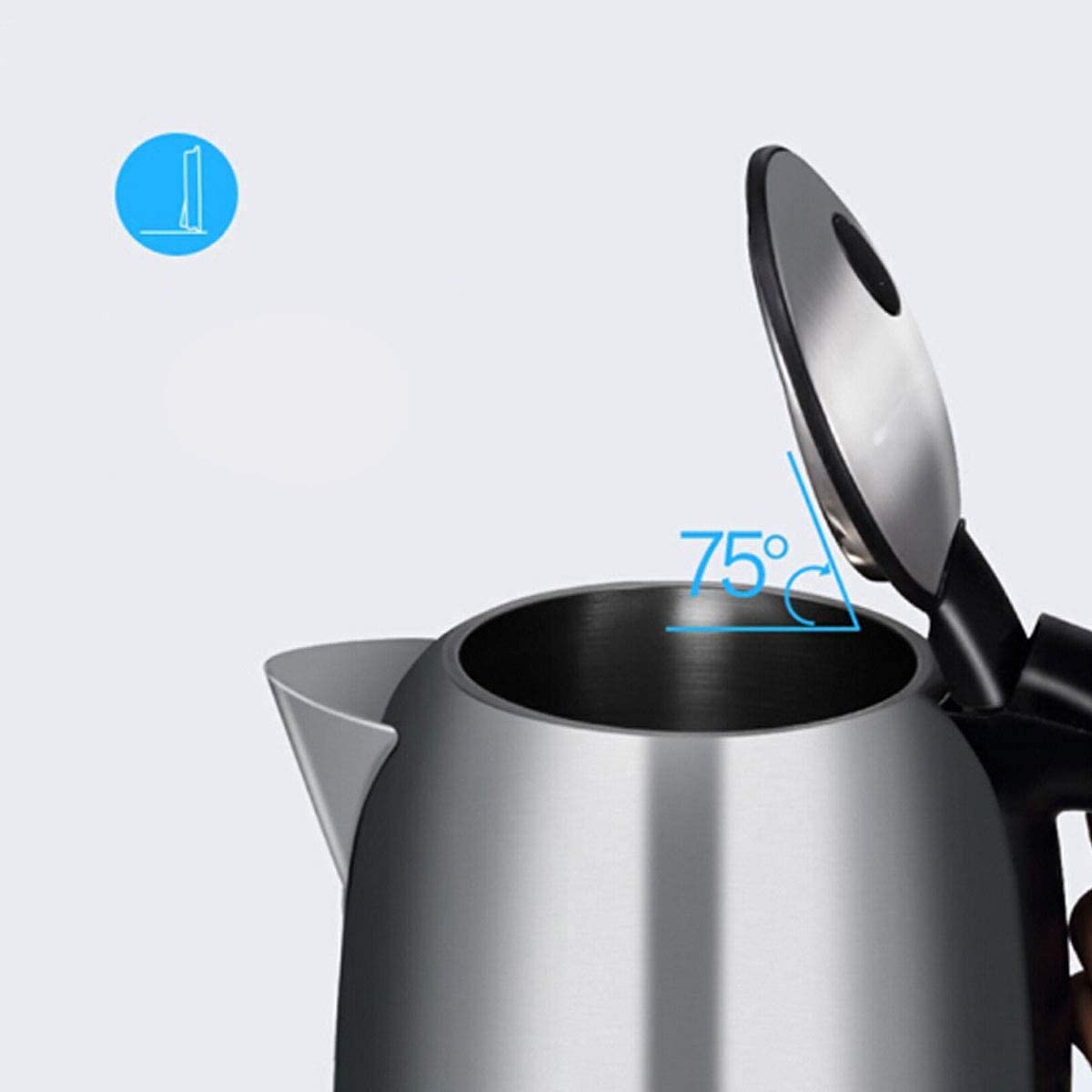 Czajnik elektryczny ze stali nierdzewnej Kettles, jednowarstwowy, 1
