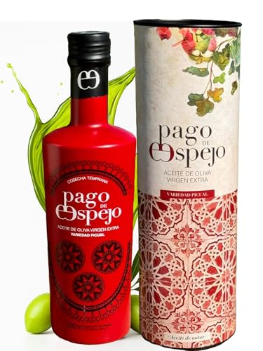 Aceite de Oliva Virgen Extra Picual de Jaén 500ml con Estuche de Regalo Cosecha Temprana Prensado en Frío Edición Limitada Ideal para Ensaladas y Recetas Gourmet Sabor Intenso y Afrutado AOVE Premium