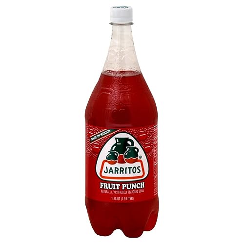 Jarritos Bebida, ponche de frutas, 50.7 onzas (paquete de 8)